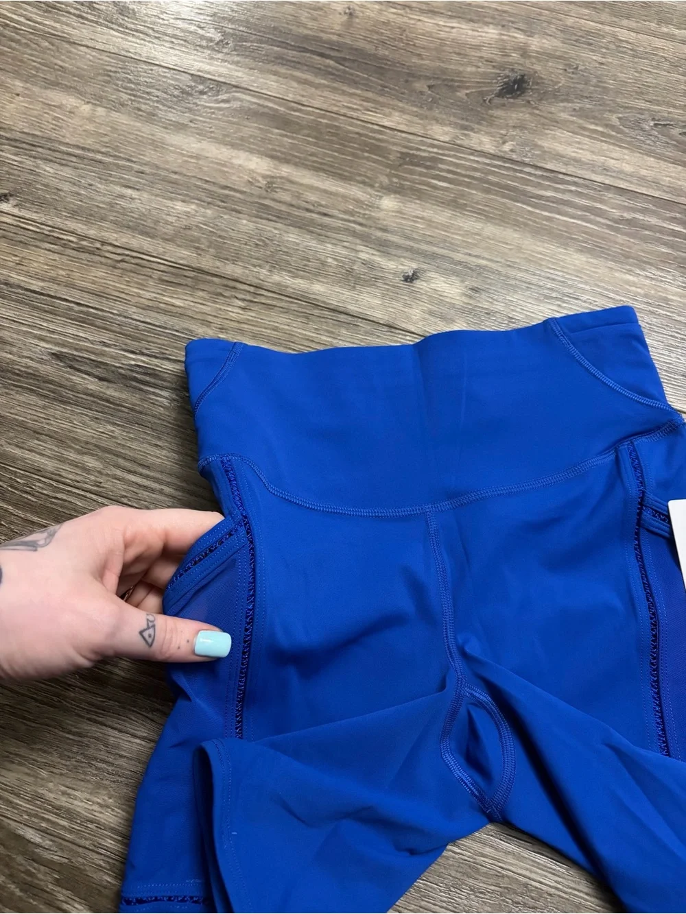 NWT Lululemon Fast & Free High-Rise Lace Trim Short 6